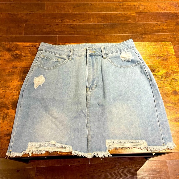Shein Jean skirt - Picture 1 of 3